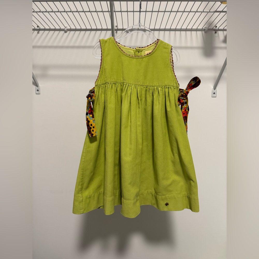 Misha and Puff Kids Sprig Corduroy Esme Dress Size 5 Years